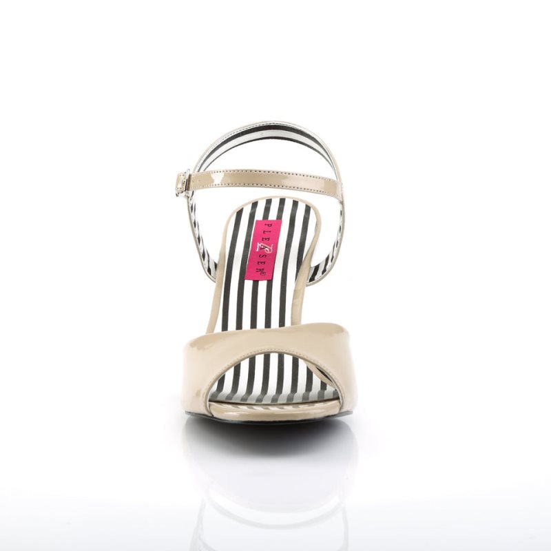 Pleaser Jenna-09 Hakken Dames Beige | BELGIE BEJCOILH