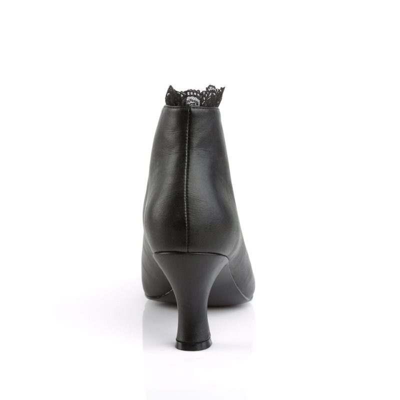 Pleaser Jenna-105 Vegan Leather Laarzen Dames Zwart | BELGIE BEKZORHM