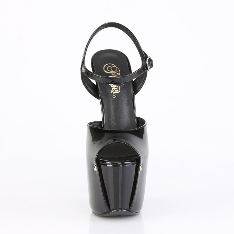 Pleaser Jubilant-09 Hakken Dames Zwart | BELGIE BEAXCNDV