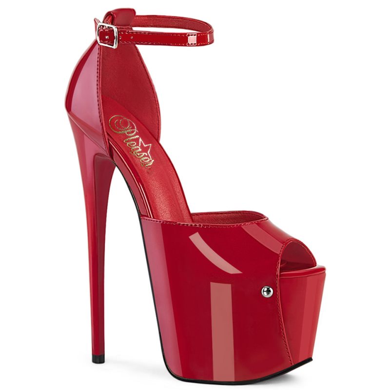 Pleaser Jubilant-15 Hakken Dames Rood | BELGIE BEZSWBAR