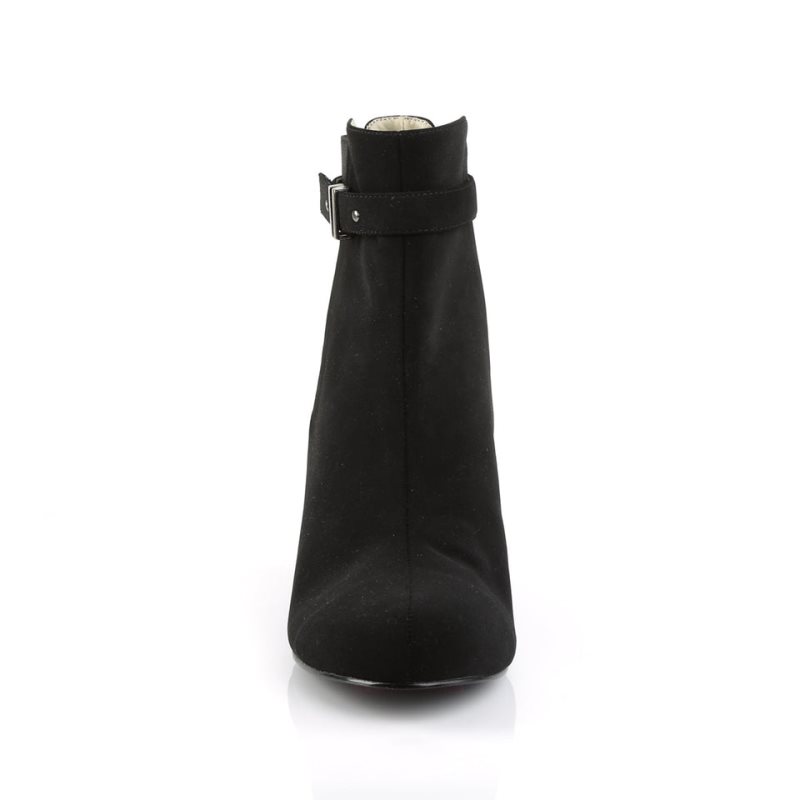Pleaser Kimberly-102 Suede Laarzen Dames Zwart | BELGIE BEXLGABJ