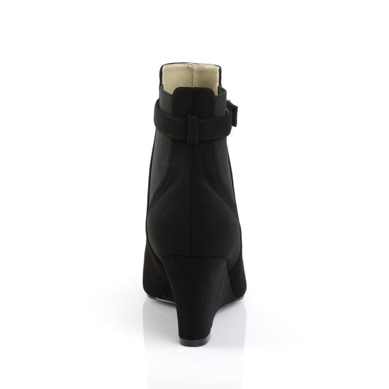 Pleaser Kimberly-102 Suede Laarzen Dames Zwart | BELGIE BEXLGABJ