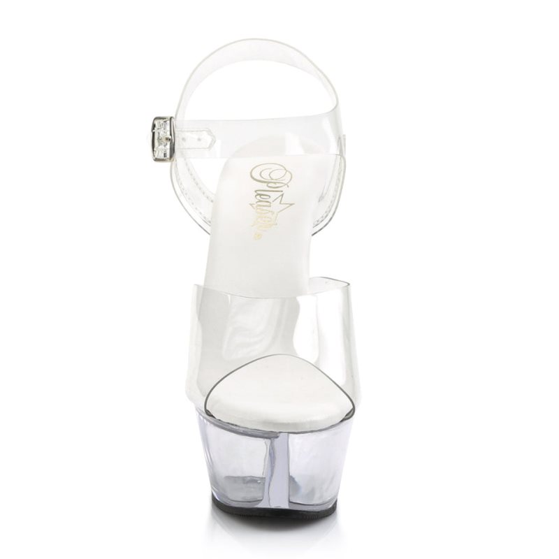 Pleaser Kiss-208VL Hakken Dames Clear | BELGIE BEMZOAJQ