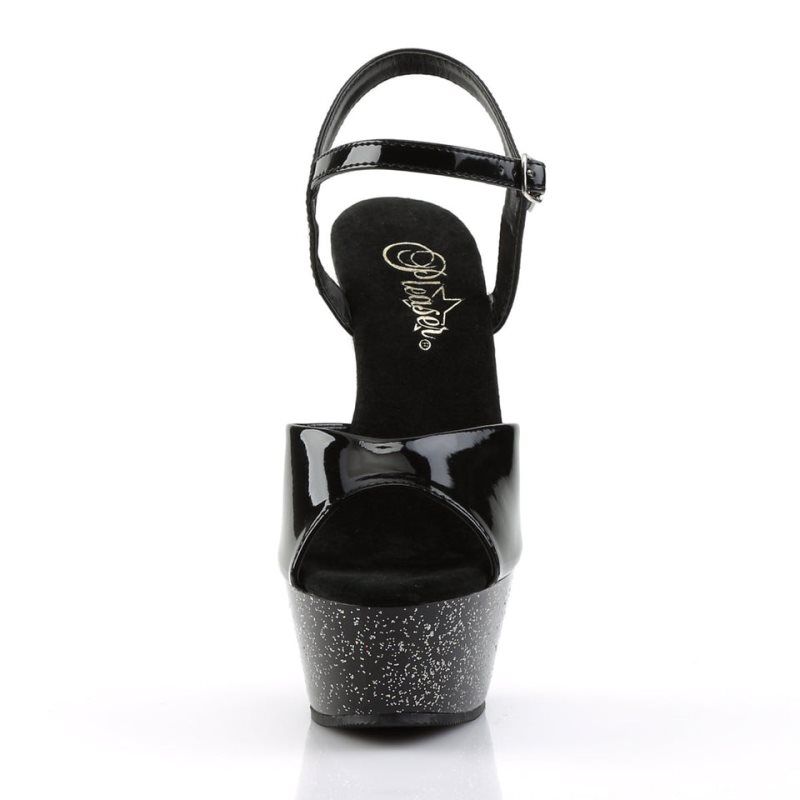 Pleaser Kiss-209MG Hakken Dames Zwart | BELGIE BERUZHGW
