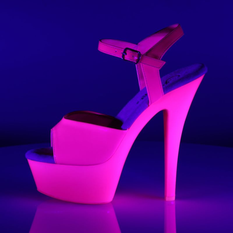 Pleaser Kiss-209UV Hakken Dames Roze | BELGIE BEQKONUW