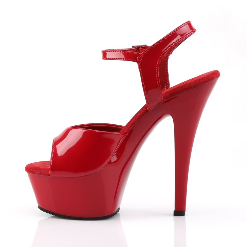 Pleaser Kiss-209 Hakken Dames Rood | BELGIE BENGBPHT