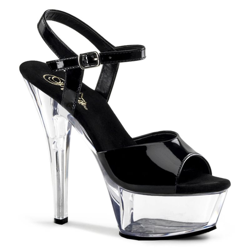 Pleaser Kiss-209 Hakken Dames Zwart | BELGIE BEDOWHMQ