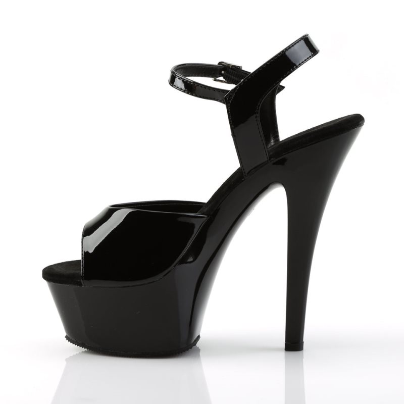 Pleaser Kiss-209 Hakken Dames Zwart | BELGIE BESWXJIA