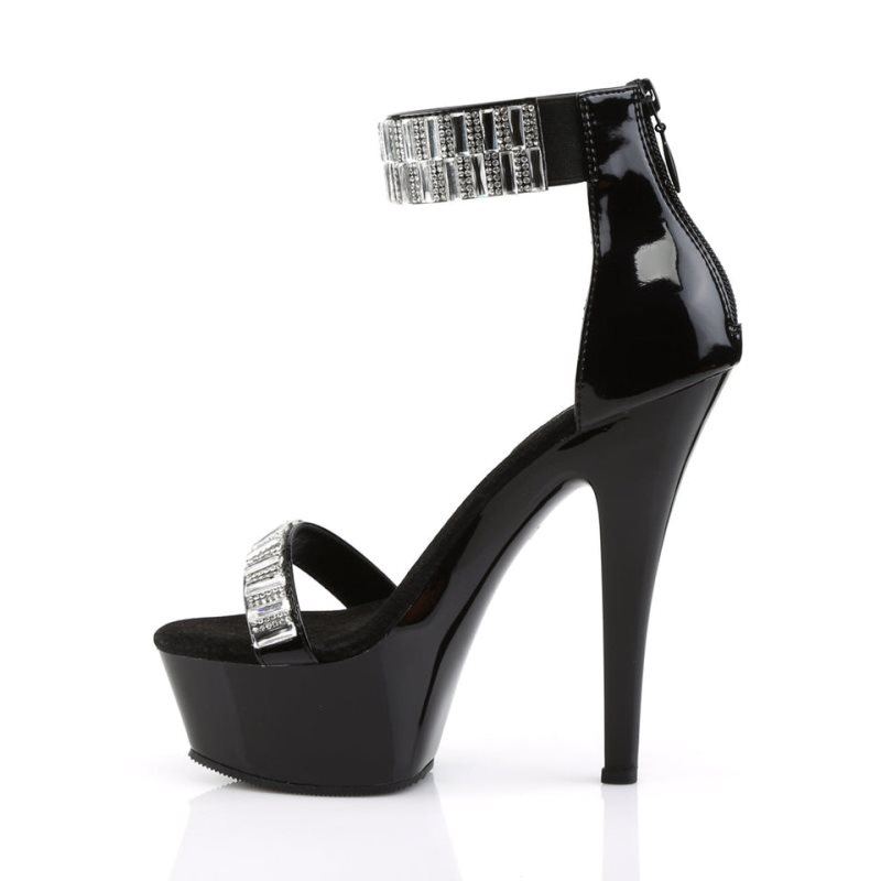 Pleaser Kiss-269RS Hakken Dames Zwart | BELGIE BEFXSHWL