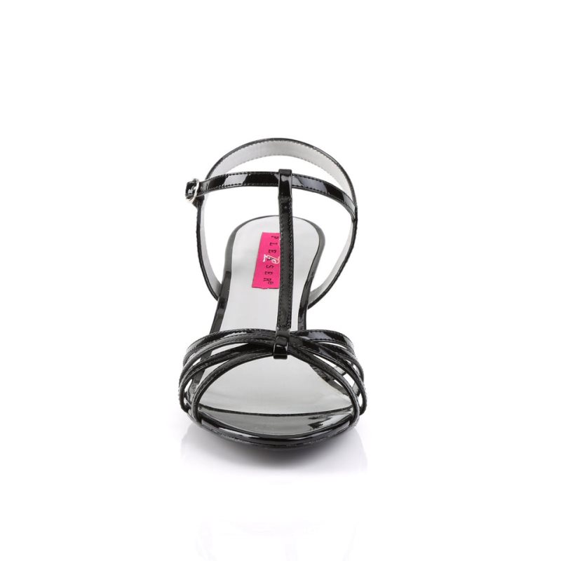 Pleaser Kitten-06 Hakken Dames Zwart | BELGIE BEVTPDRE