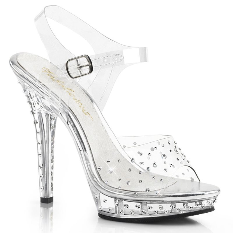 Pleaser Lip-108RS Hakken Dames Clear | BELGIE BEIJEKRF