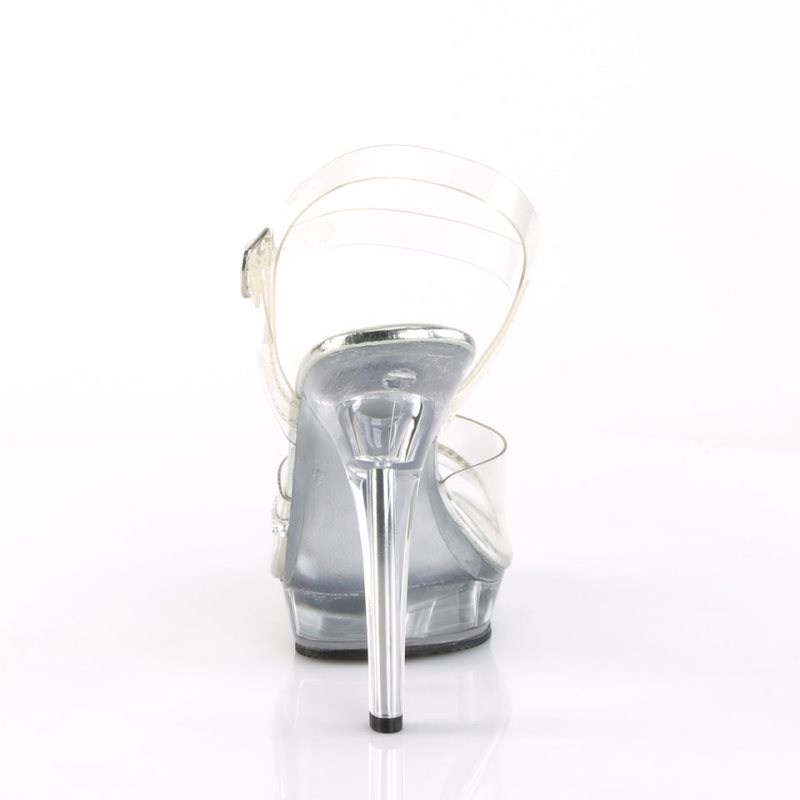 Pleaser Lip-108R Hakken Dames Clear | BELGIE BEZCAVNP