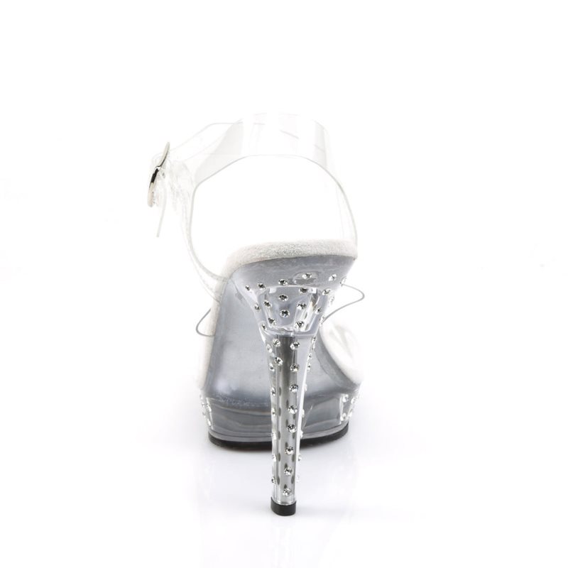 Pleaser Lip-108SDT Hakken Dames Clear | BELGIE BERFNSKX