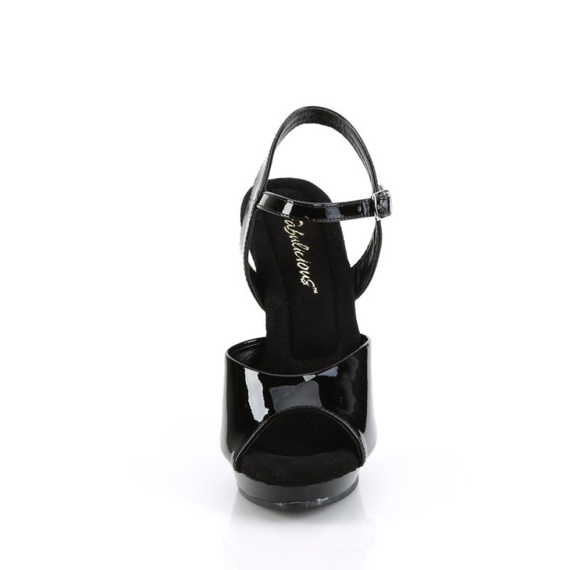 Pleaser Lip-109 Hakken Dames Zwart | BELGIE BEFLXJRS