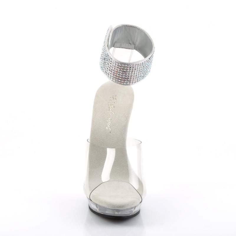 Pleaser Lip-142 Hakken Dames Clear | BELGIE BEQSMWKI