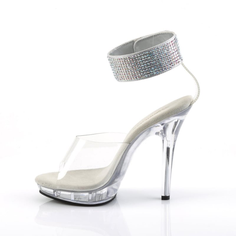 Pleaser Lip-142 Hakken Dames Clear | BELGIE BEQSMWKI