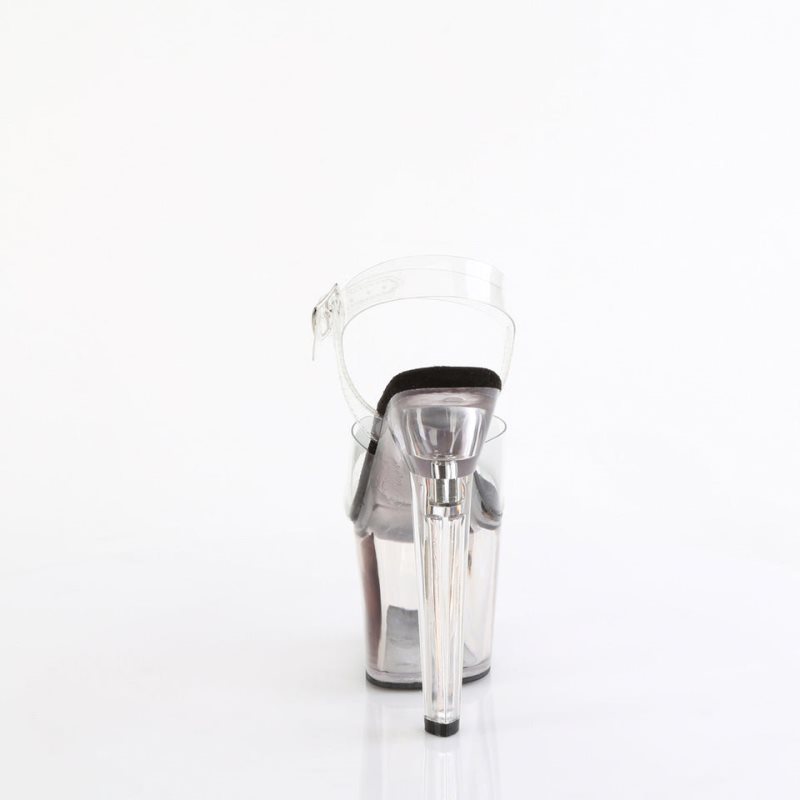 Pleaser Lovesick-708T Hakken Dames Grijs | BELGIE BEGIWXZS