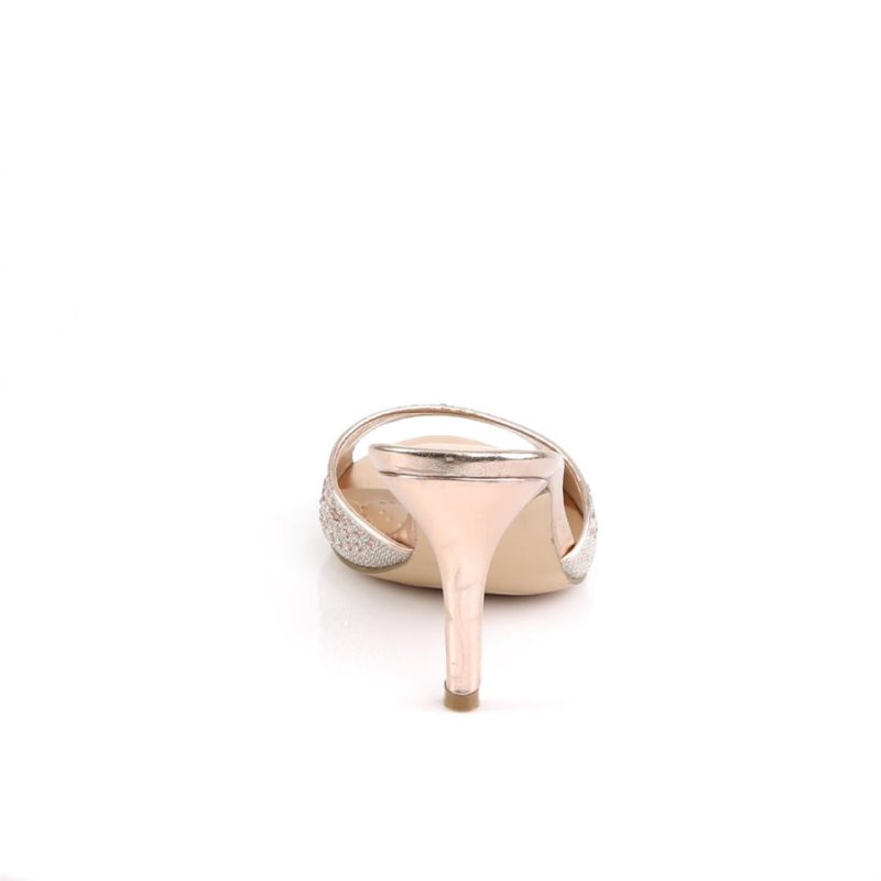 Pleaser Lucy-01 Badslippers Dames Goud | BELGIE BELSNRWZ