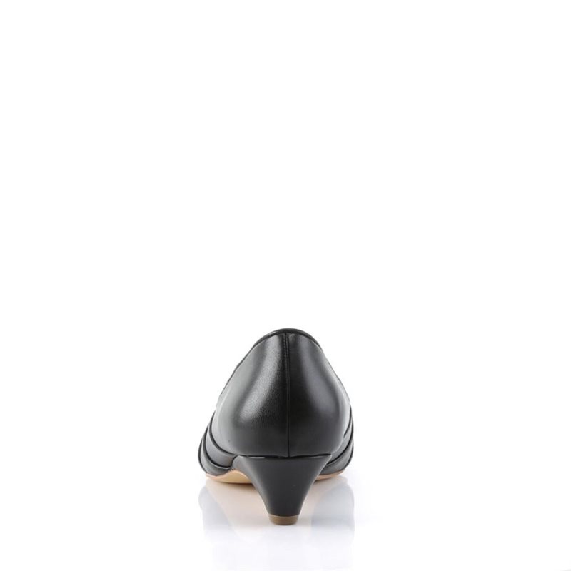 Pleaser Lulu-05 Vegan Leather Hakken Dames Zwart | BELGIE BENUILKR