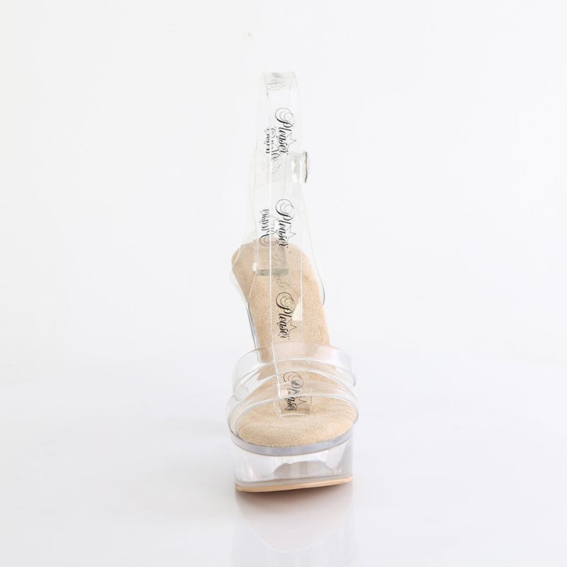 Pleaser Martini-505 Hakken Dames Beige | BELGIE BEAPILSY