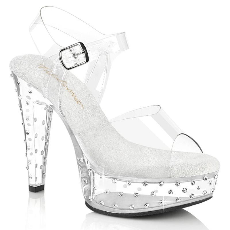 Pleaser Martini-508SDT Hakken Dames Clear | BELGIE BEVWIFTE