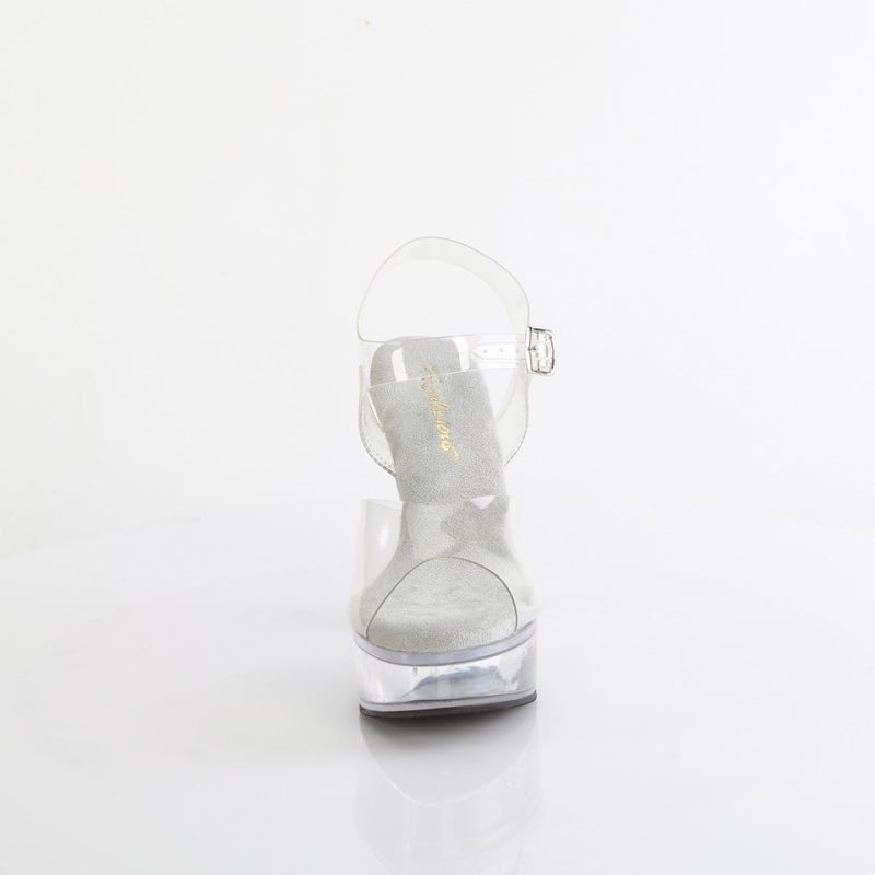 Pleaser Martini-508 Hakken Dames Clear | BELGIE BEYBIFXG