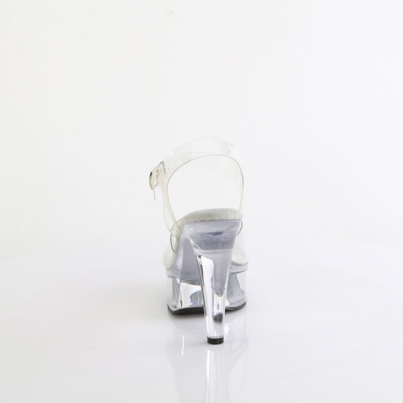 Pleaser Martini-508 Hakken Dames Clear | BELGIE BEYBIFXG