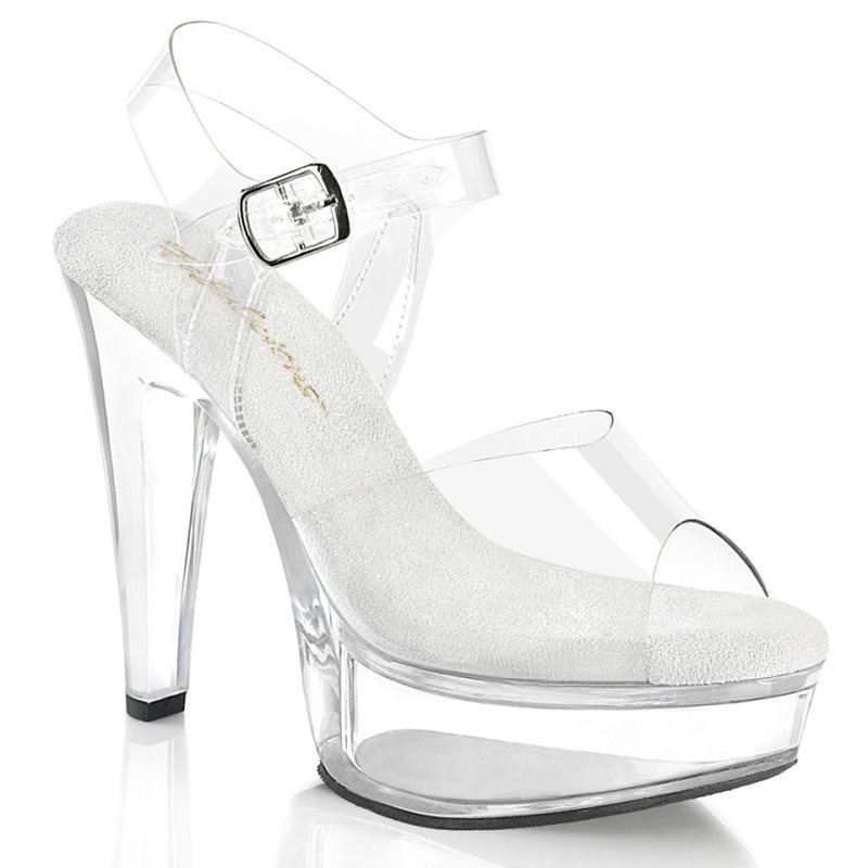 Pleaser Martini-508 Hakken Dames Clear | BELGIE BEYBIFXG