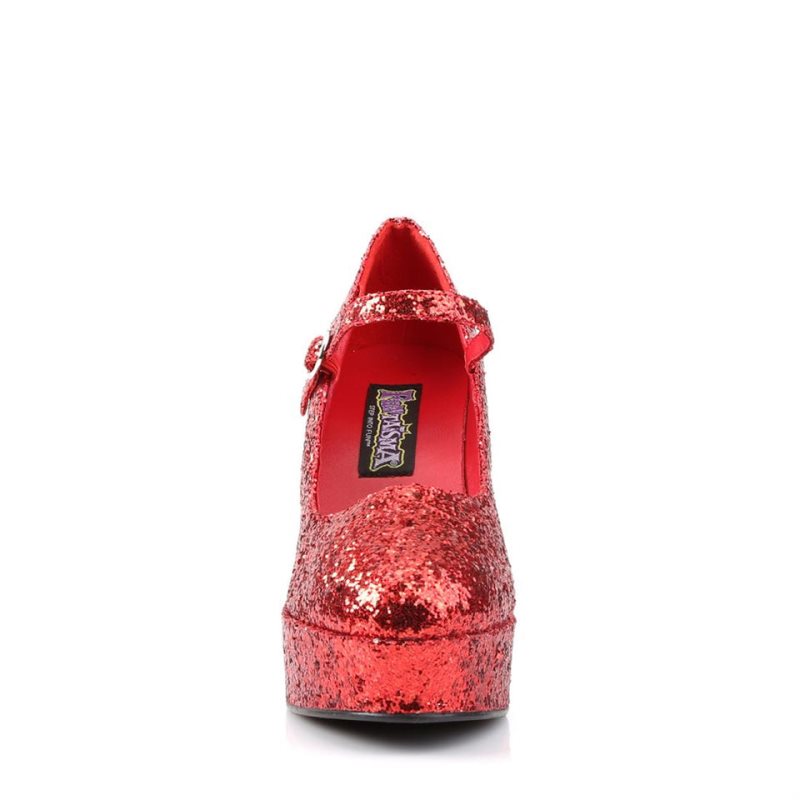 Pleaser Maryjane-50G Hakken Dames Rood | BELGIE BERVYXES
