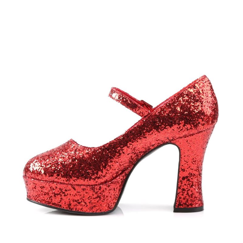 Pleaser Maryjane-50G Hakken Dames Rood | BELGIE BERVYXES