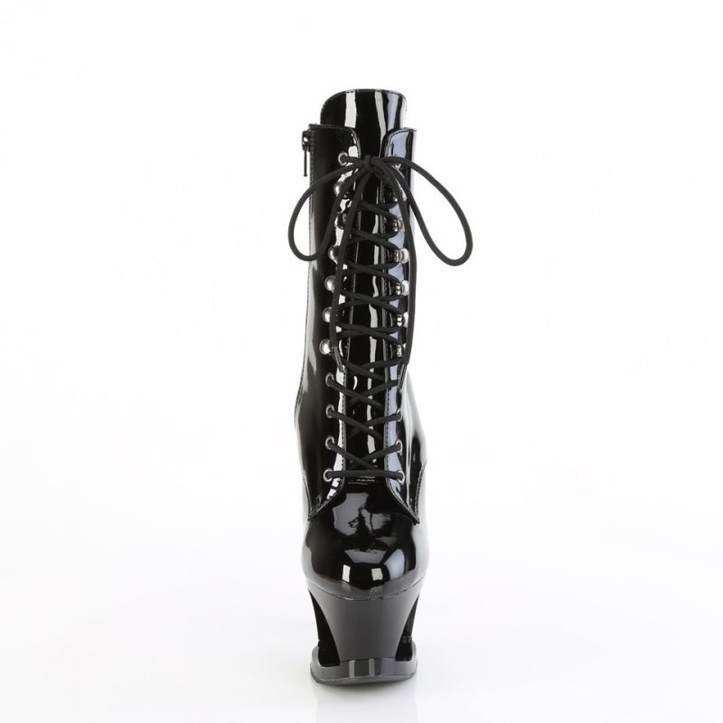 Pleaser Moon-1020SK Laarzen Dames Zwart | BELGIE BEEXBMWO