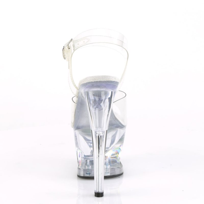 Pleaser Moon-708DIA Hakken Dames Clear | BELGIE BEMAHBDQ