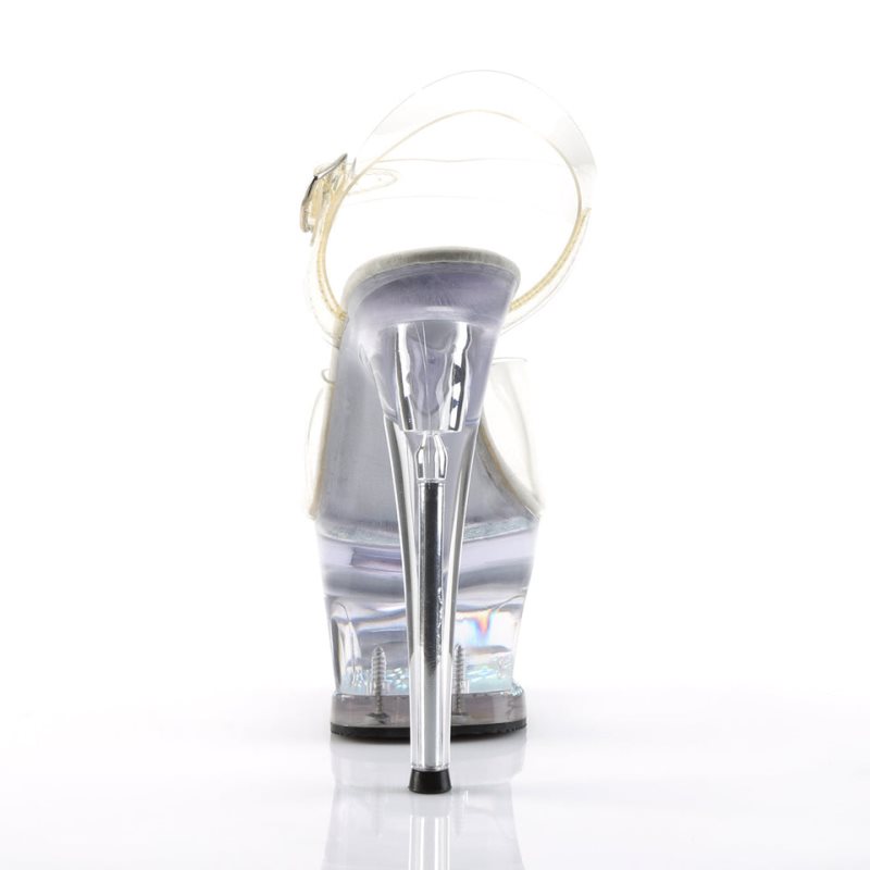 Pleaser Moon-708DM Hakken Dames Clear | BELGIE BEQSFXYT