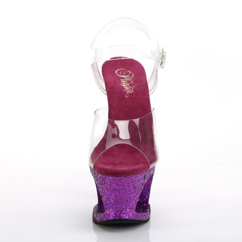 Pleaser Moon-708LG Hakken Dames Paars | BELGIE BERDMYPK