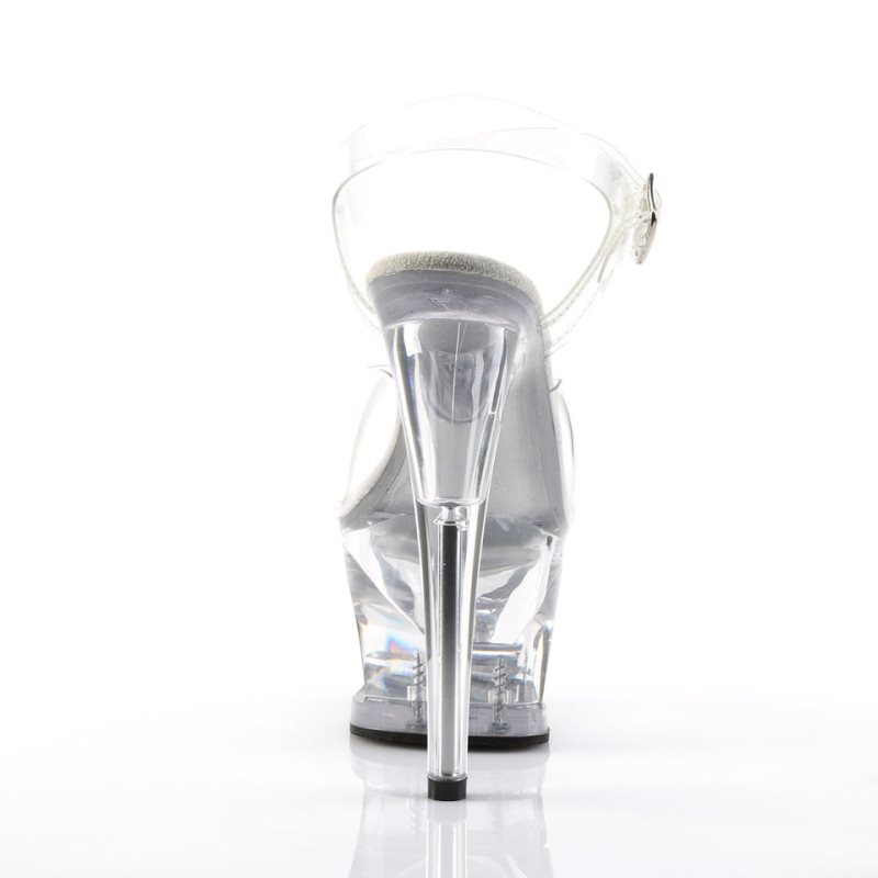 Pleaser Moon-708 Hakken Dames Clear | BELGIE BEHQBMUS