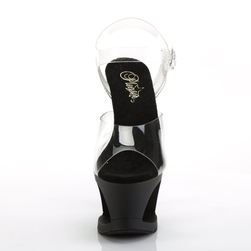Pleaser Moon-708 Hakken Dames Zwart | BELGIE BEYVTRIG