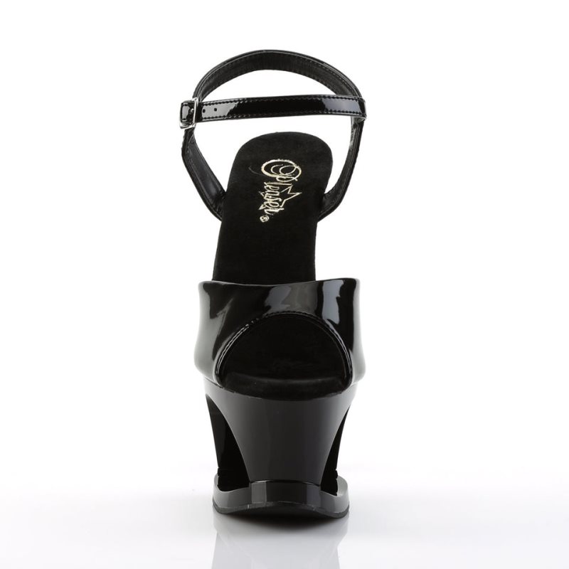 Pleaser Moon-709 Hakken Dames Zwart | BELGIE BEIJFGPB