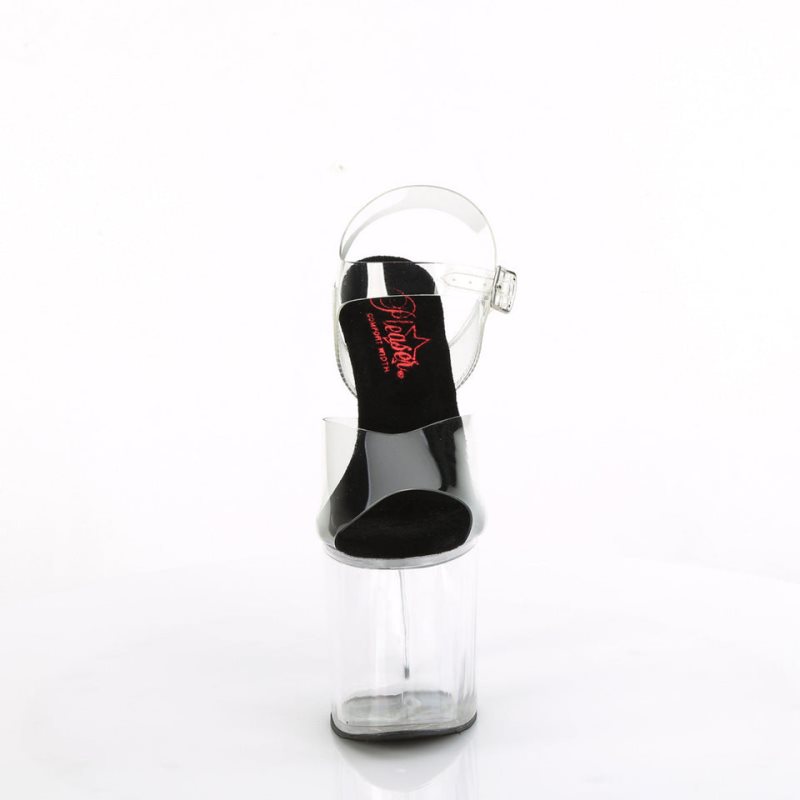 Pleaser Naughty-808 Hakken Dames Zwart | BELGIE BEWDGOQI