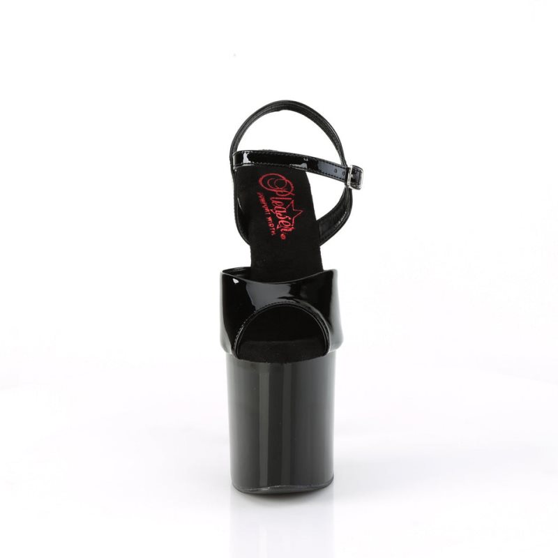 Pleaser Naughty-809 Hakken Dames Zwart | BELGIE BESOKNUB
