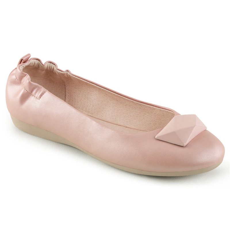 Pleaser Olive-08 Ballerinas Dames Roze | BELGIE BENVDLOT