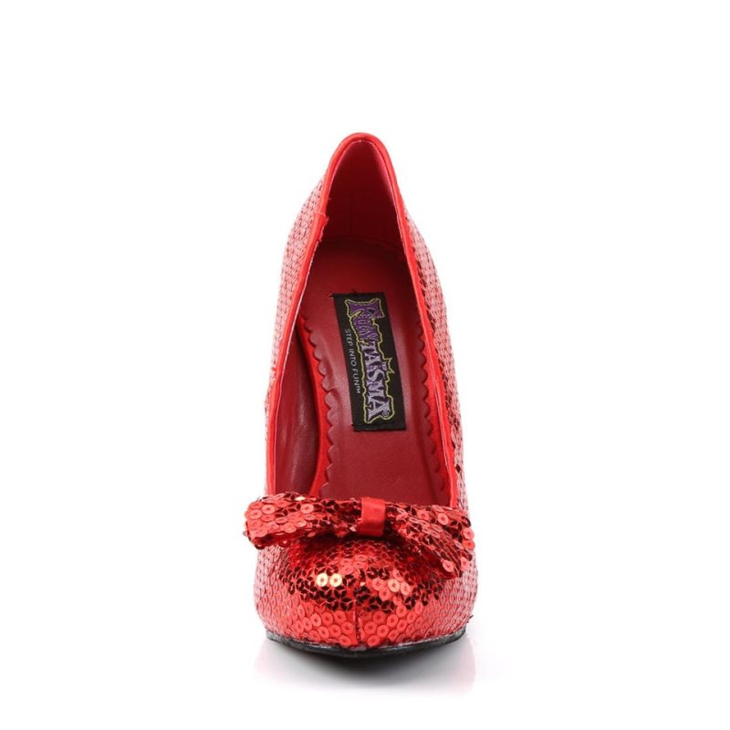 Pleaser Oz-06 Hakken Dames Rood | BELGIE BETNJYBL