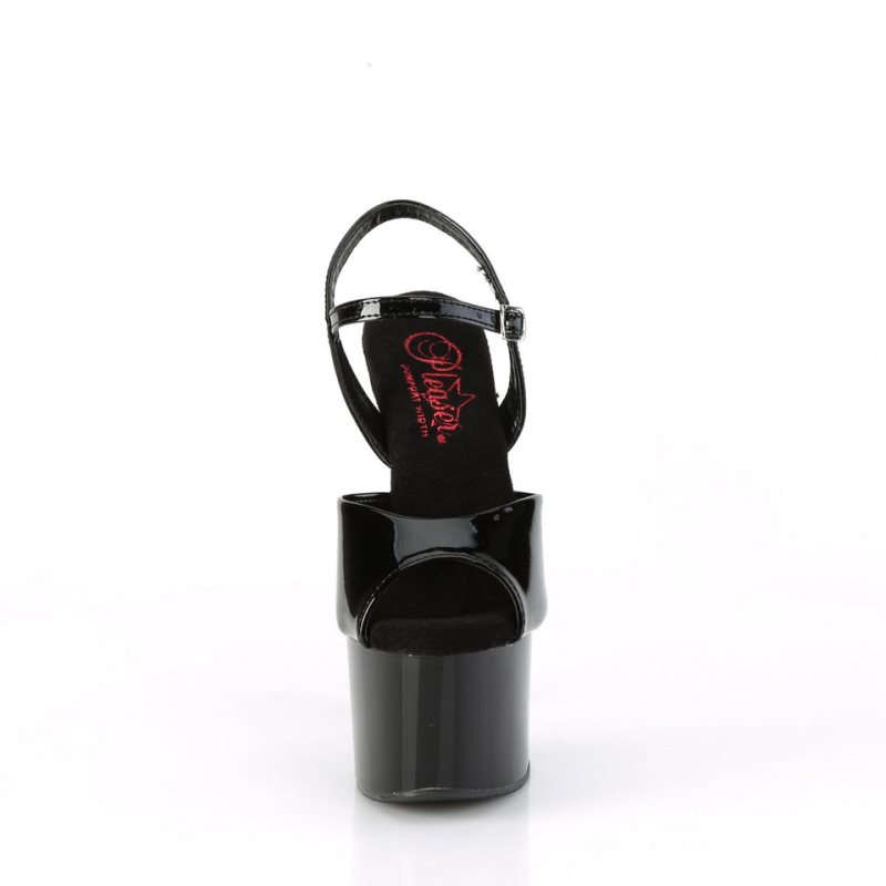 Pleaser Passion-709 Hakken Dames Zwart | BELGIE BEECZLTG