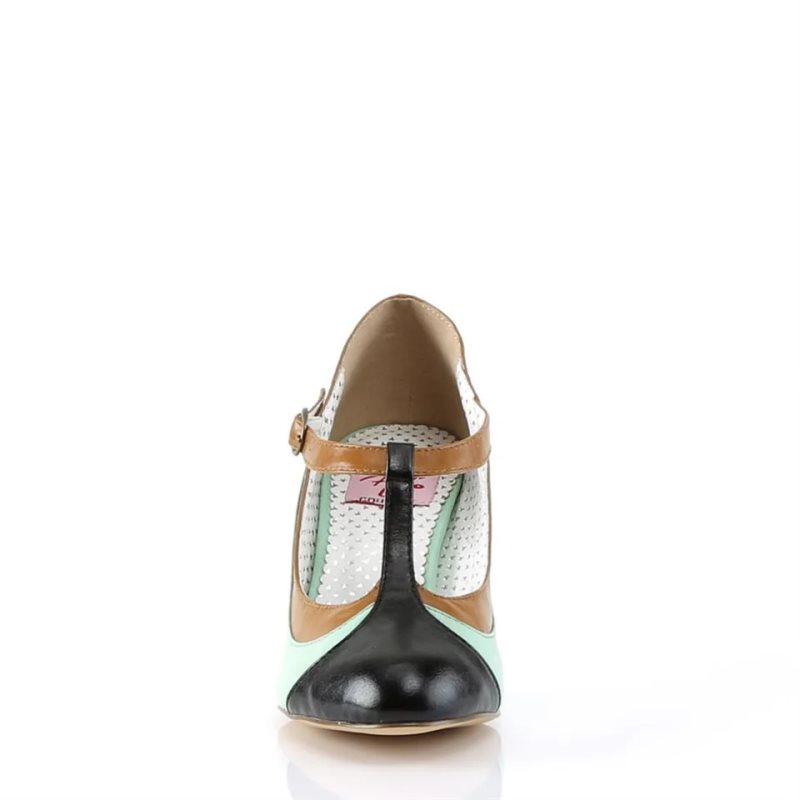 Pleaser Peach-03 Hakken Dames Groen | BELGIE BEFNBUJW