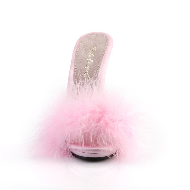 Pleaser Poise-501F Badslippers Plateauzool Dames Roze | BELGIE BECMNTBZ