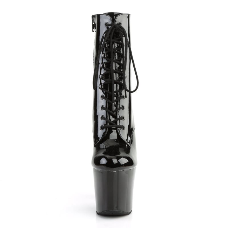 Pleaser Radiant-1020 Laarzen Dames Zwart | BELGIE BEBNFGRX