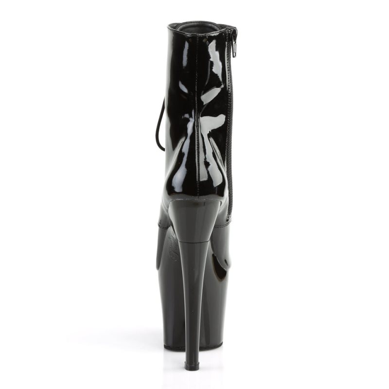 Pleaser Radiant-1020 Laarzen Dames Zwart | BELGIE BEBNFGRX