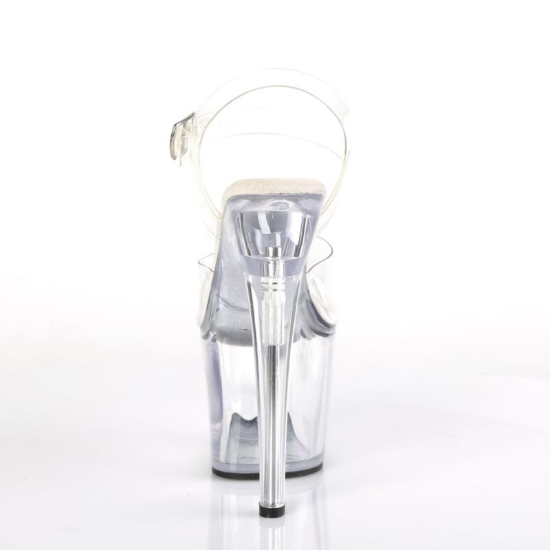 Pleaser Radiant-708 Hakken Dames Clear | BELGIE BETSBQNL