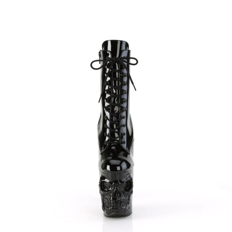 Pleaser Rapture-1020 Laarzen Dames Zwart | BELGIE BEHMWQUG