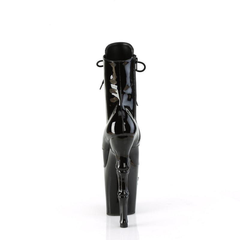 Pleaser Rapture-1020 Laarzen Dames Zwart | BELGIE BEHMWQUG
