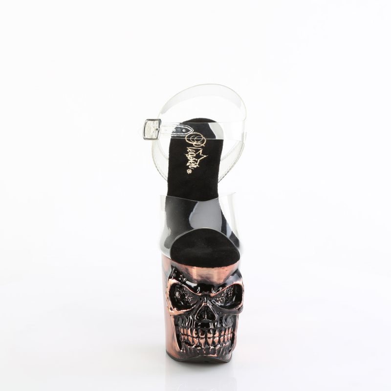 Pleaser Rapture-808-LT Hakken Dames Bruin | BELGIE BECBRMKY